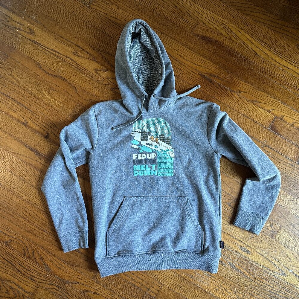 Patagonia Hoodie Fed Up with Melt Down sz Small